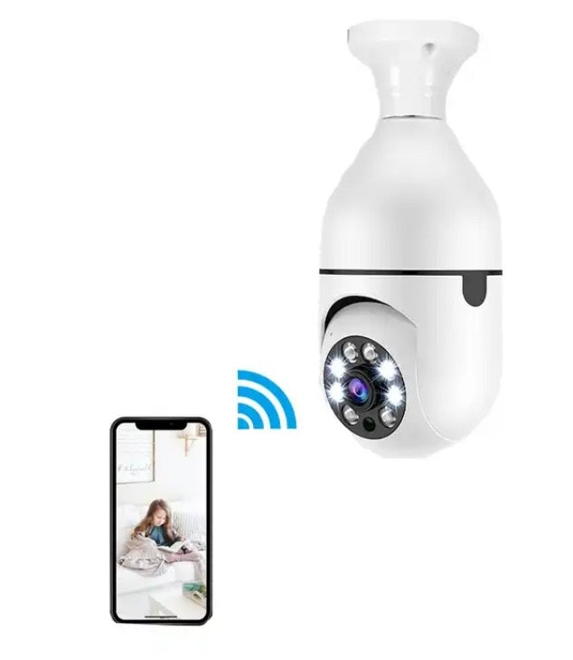 Load image into Gallery viewer, Light Bulb Security Camera 360°Panoramic Surveillance HD 1080P Security Camera #6835
