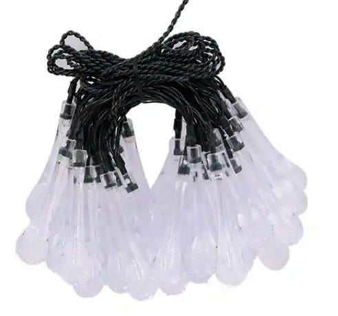 Load image into Gallery viewer, 60 LED Solar String Lights Drop Water 35.75&#39;FT #6963
