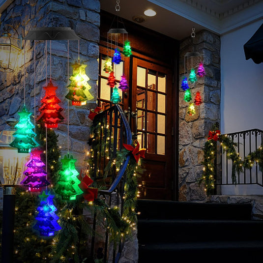 Solar Christmas Tree Christmas Decoration 6 LED