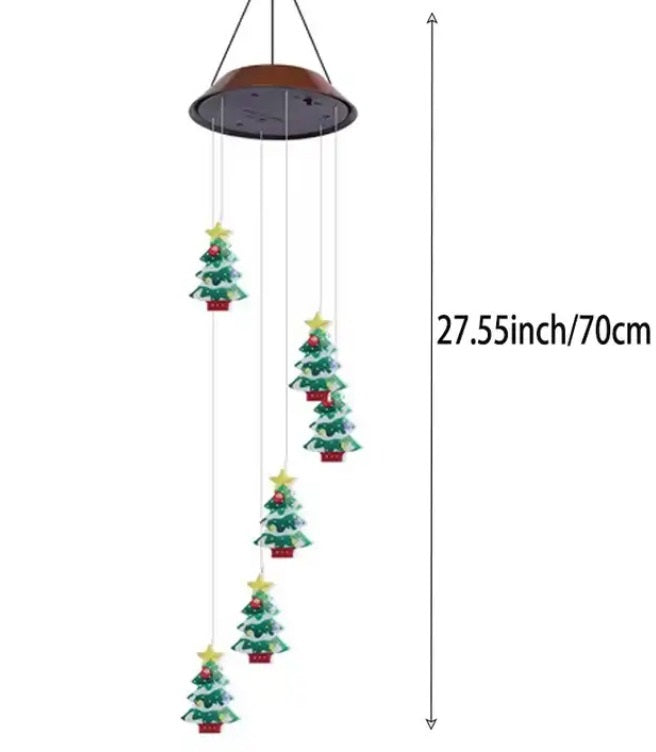 Load image into Gallery viewer, Solar Christmas Tree Christmas Decoration 6 LED #6973
