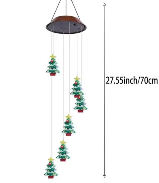 Solar Christmas Tree Christmas Decoration 6 LED #6973