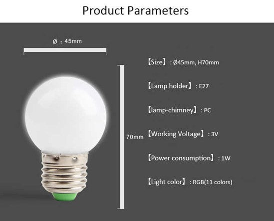 Load image into Gallery viewer, LED G45 Solar String Light Xmax Holiday Christmas #6974
