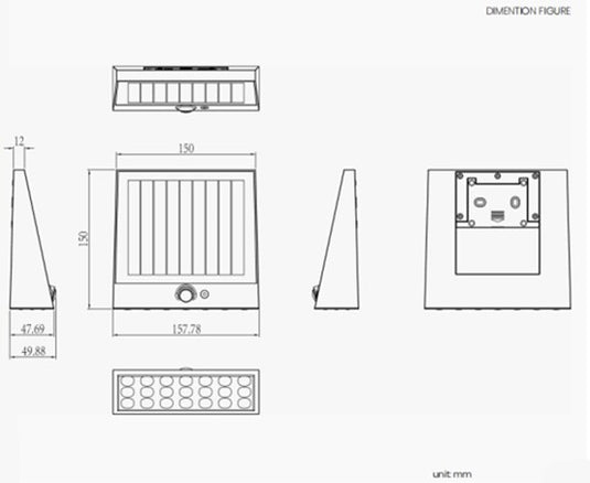 Solar Wall Pack Sticking