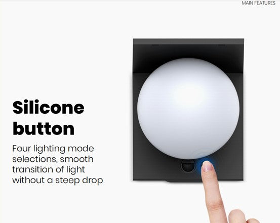 Load image into Gallery viewer, Spherical Wall Light With PIR #6980
