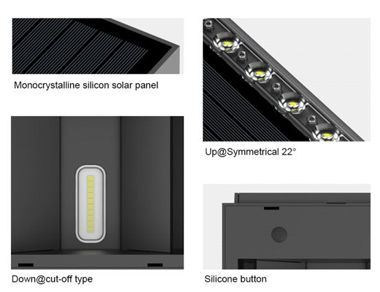 Load image into Gallery viewer, Solar UP &amp; Down light #6983
