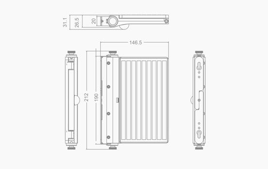 Load image into Gallery viewer, High Quality Outdoor LED Solar Wall Light #
