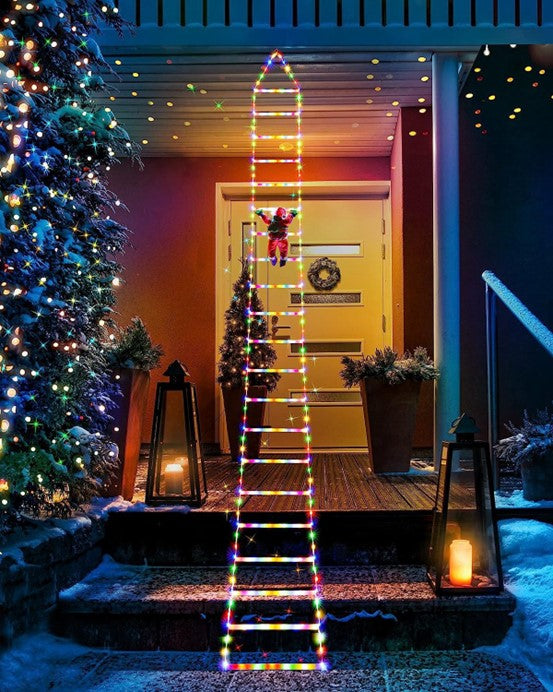 Load image into Gallery viewer, Christmas Holiday LED Solar Ladder Light #6995
