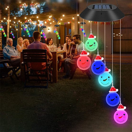 Load image into Gallery viewer, Xmax Outdoor LED Solar Wind Chime #7084
