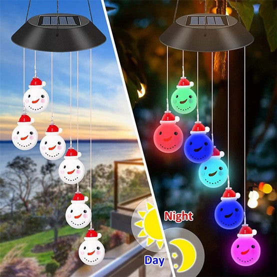 Load image into Gallery viewer, Xmax Outdoor LED Solar Wind Chime #7084
