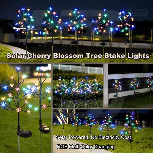 Solar Flower Tree Light  (Garden)