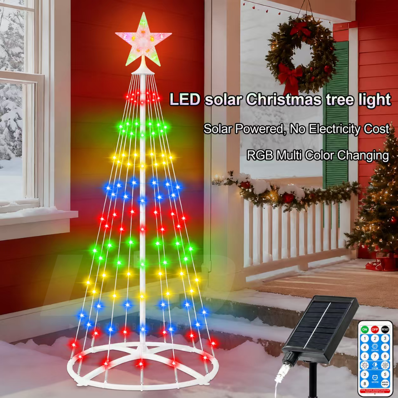 Load image into Gallery viewer, LED Solar Christmas Tree Light #7167
