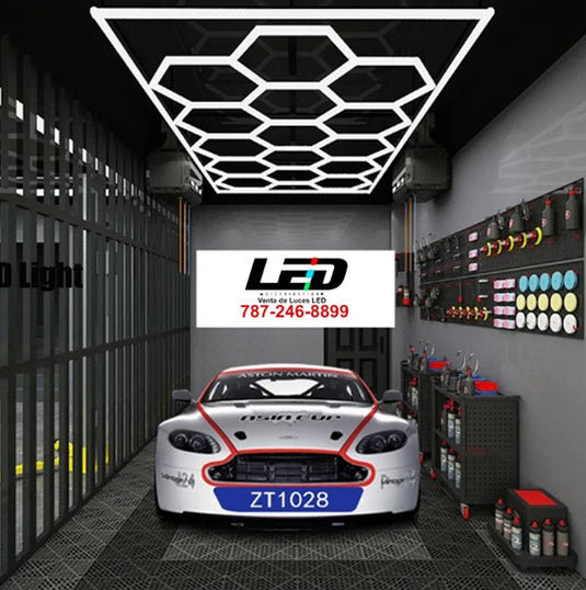 Factory Sell Luxury Hexagonal Ceiling Light for Car Showroom Car