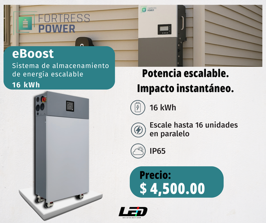 Fortress eBoost Power Scalable Energy Storage System (16 kWh)