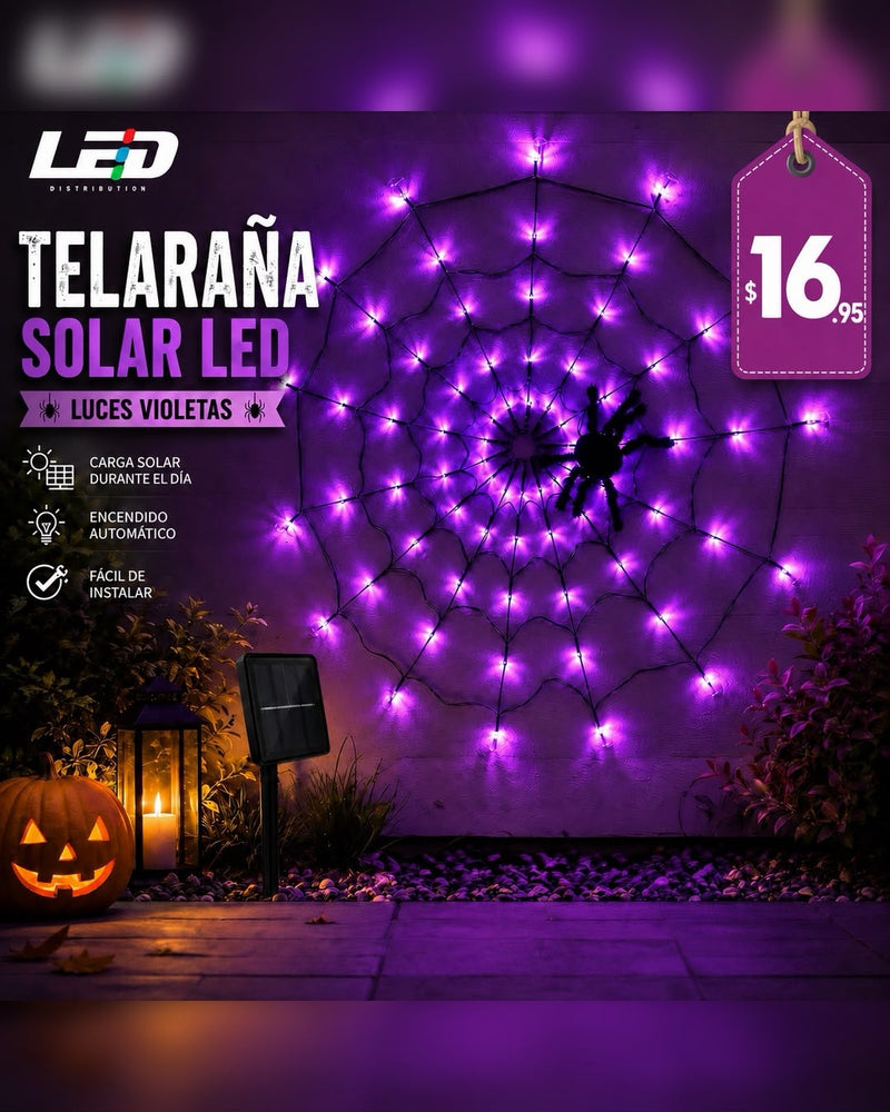 Load image into Gallery viewer, NEW Solar Creative String Halloween Lights - Purple
