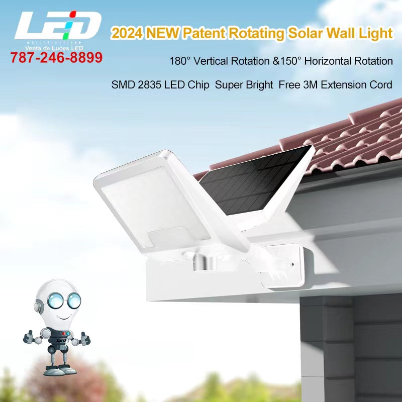 Solar Rotation Light Solar Flood Rotating Light #7047 – LED Distribution