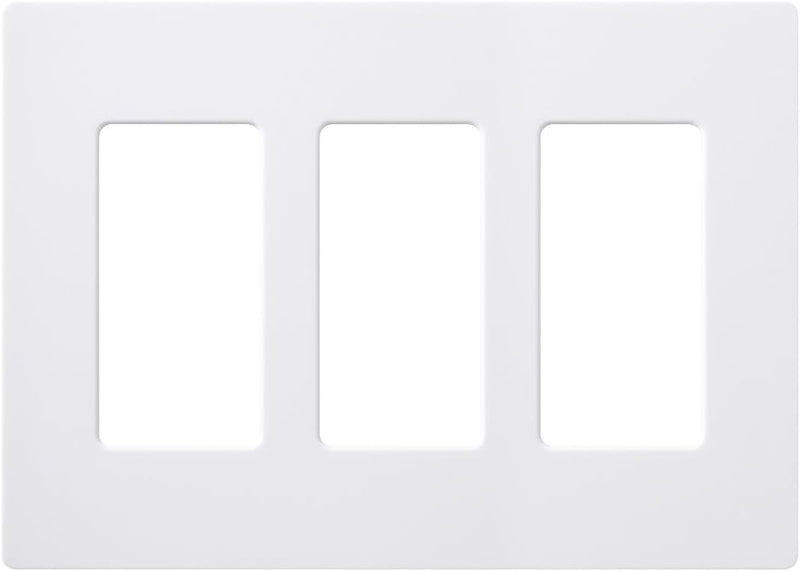 Load image into Gallery viewer, Lutron Claro 3 Gang Decorator/Rocker Wallplate, Gloss, White (1-Pack) |
