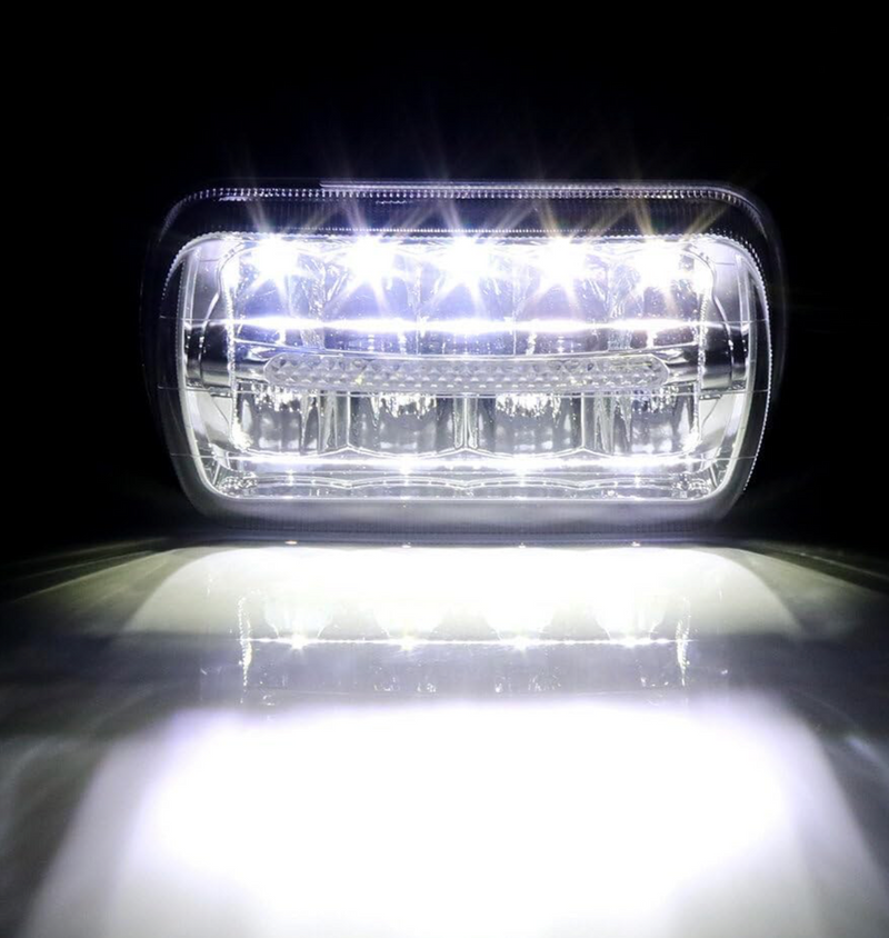 Load image into Gallery viewer, LED Headlights, 5x7 in, Hi/Low Sealed Beam, #0904
