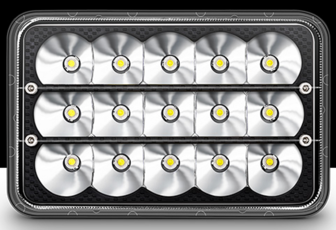 LED Headlight, 5x7 in, 6000K, #0261