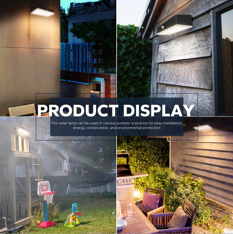 Load image into Gallery viewer, LED Wall Light Solar, Motion Sensor, 800LM
