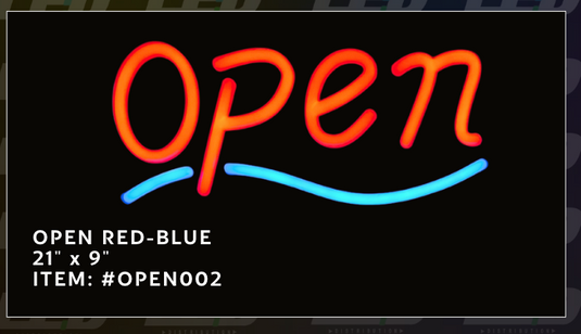 OPEN LED Ultra Bright NEON Sign #OPEN002