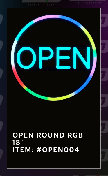 OPEN LED Ultra Bright NEON Sign #OPEN004
