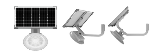NEW Solar Plate Garden Light 20W 2000LM 4000K/6500K