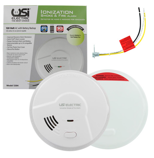 Detector de Humo Combo 120v / 9v
