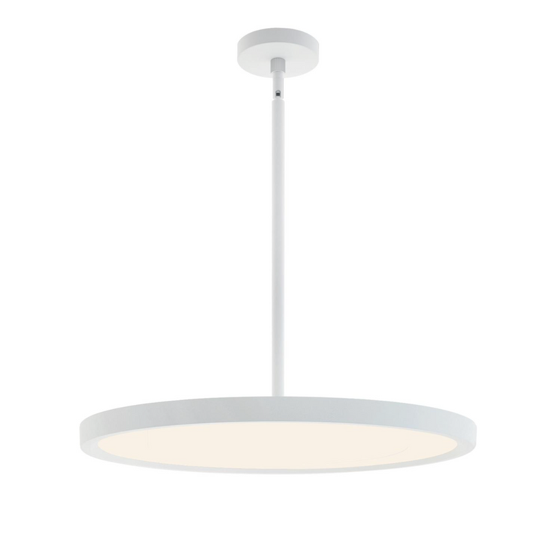 Load image into Gallery viewer, Edge Round Large 24" LED Pendant White
