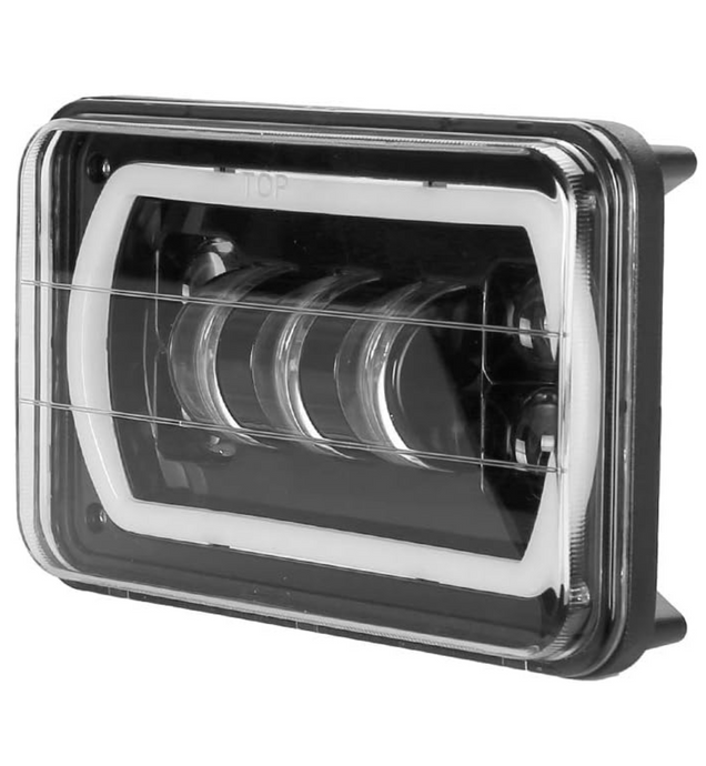 LED Headlight, 4x6 in, 6000K, #1320