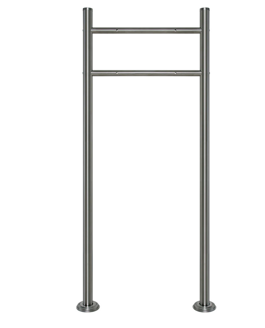 Toledo Stainless Steel Mailbox Base 48