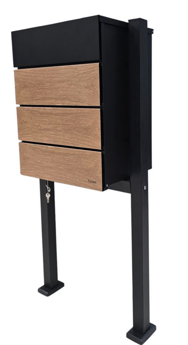 Toledo Parcel Box Wood (square) TPB908