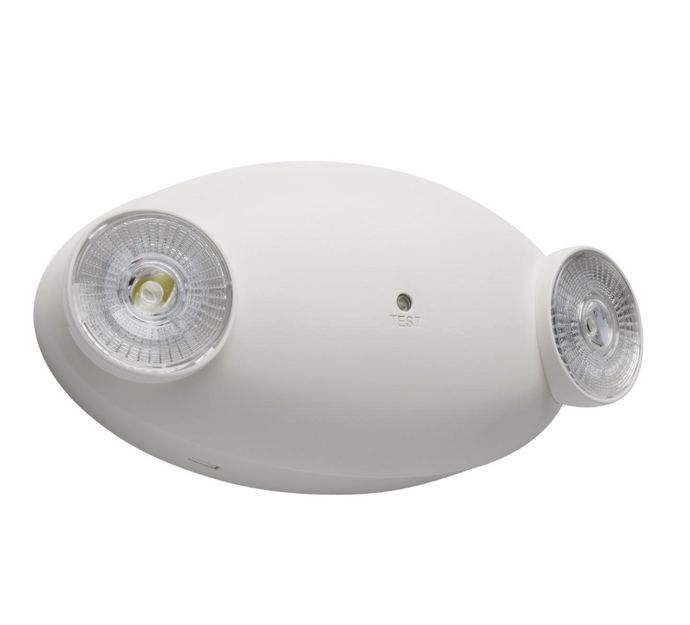 Emergency Light, 90min Ni-Cad backup, 120/277V, Dual Head, Universal Mounting