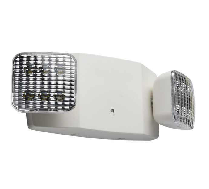 Emergency Light, 90min Ni-Cad backup, 120/277V, Dual Head, Universal Mounting