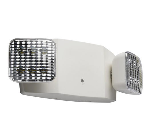 Emergency Light, 90min Ni-Cad backup, 120/277V, Dual Head, Universal Mounting