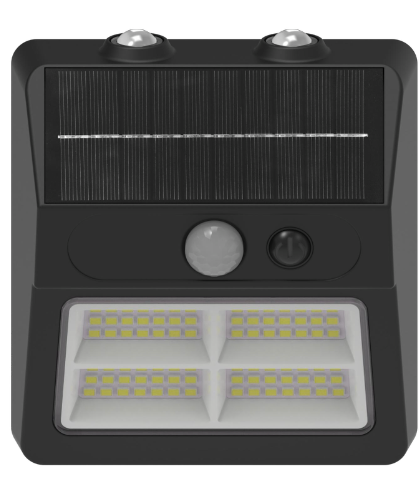 Solar Wall Light, PIR Sensor, 120LM #BD002JX