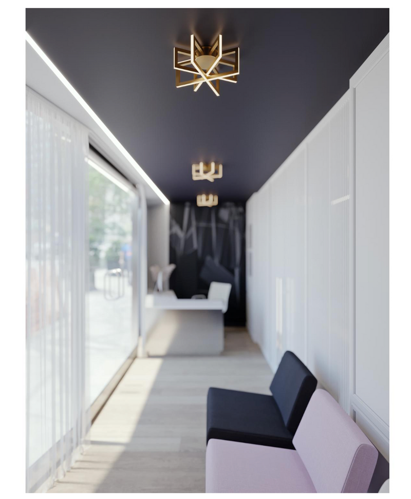 Load image into Gallery viewer, Cass 17&quot; LED Semi-Flush
