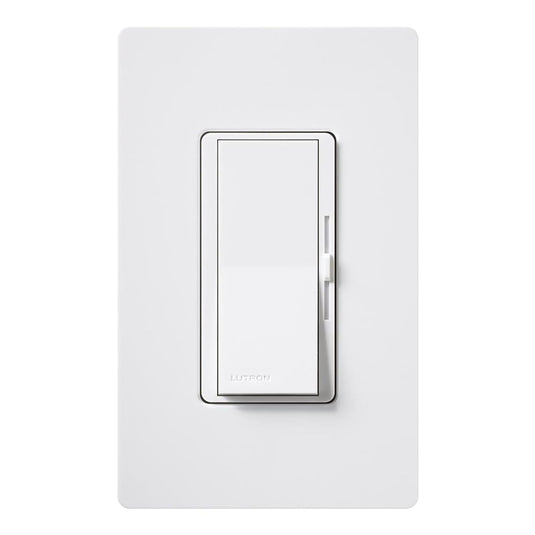 Lutron Diva LED+ Dimmer Switch for Dimmable LED, Halogen and Incandescent Bulbs, 150W/Single-Pole or 3-Way, DVCL-153P-WH, White