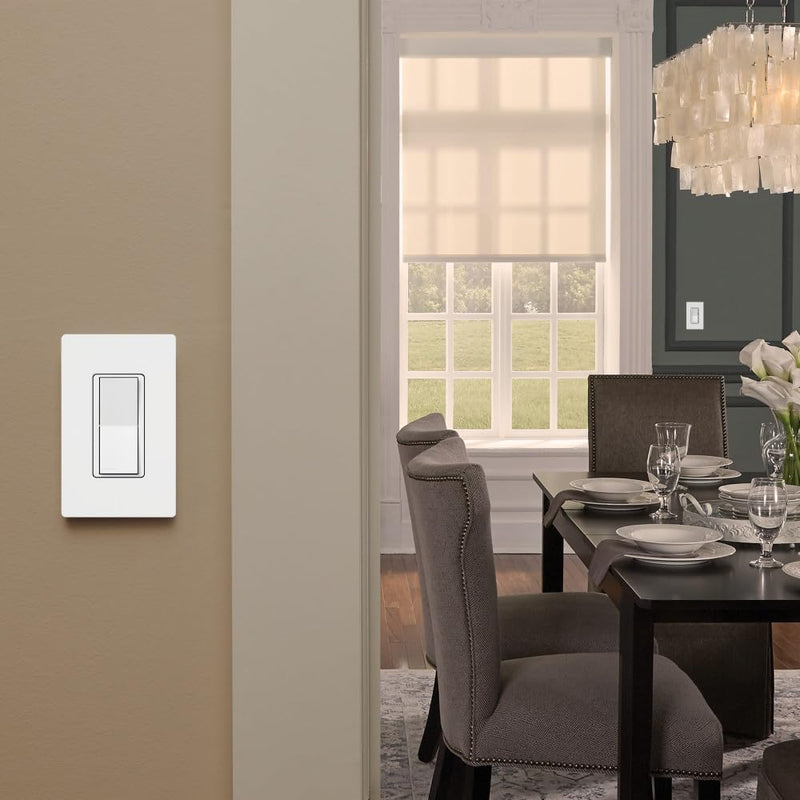 Load image into Gallery viewer, Lutron Claro Smart Accessory Switch, only for use with Diva Smart Dimmer Switch/Claro Smart Switch | DVRF-AS-WH | White
