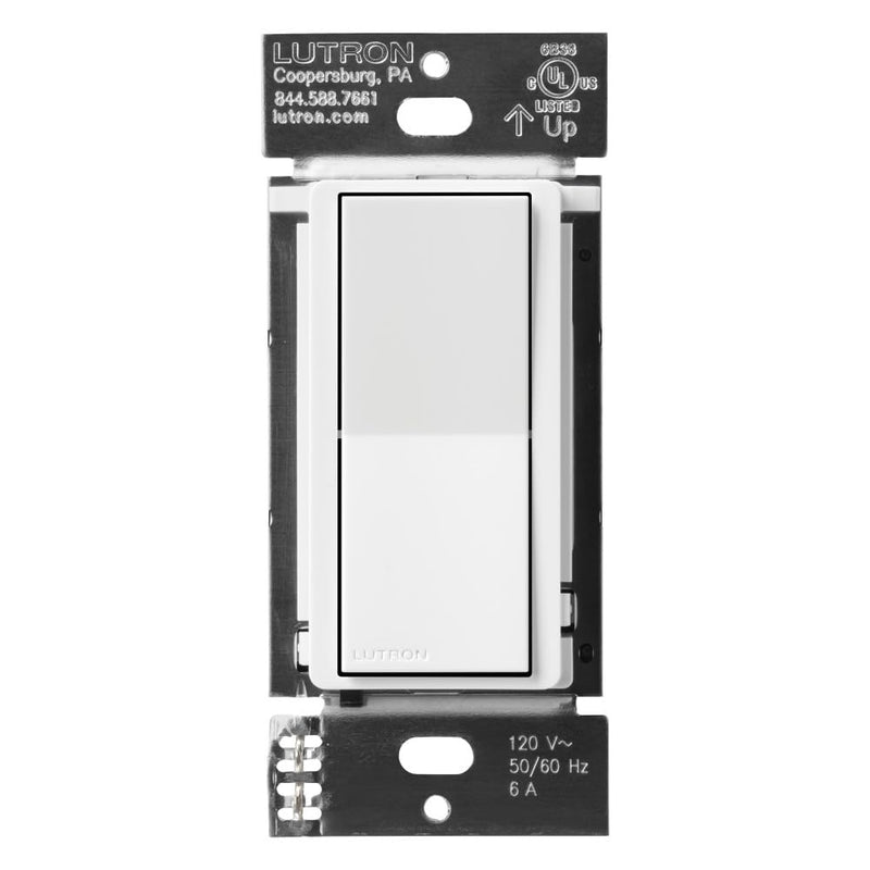 Load image into Gallery viewer, Lutron Claro Smart Accessory Switch, only for use with Diva Smart Dimmer Switch/Claro Smart Switch | DVRF-AS-WH | White
