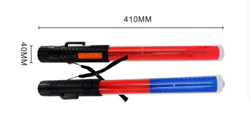 Load image into Gallery viewer, Rechargable Traffic LED Baton RED / RED+BLUE / BLUE Magnet
