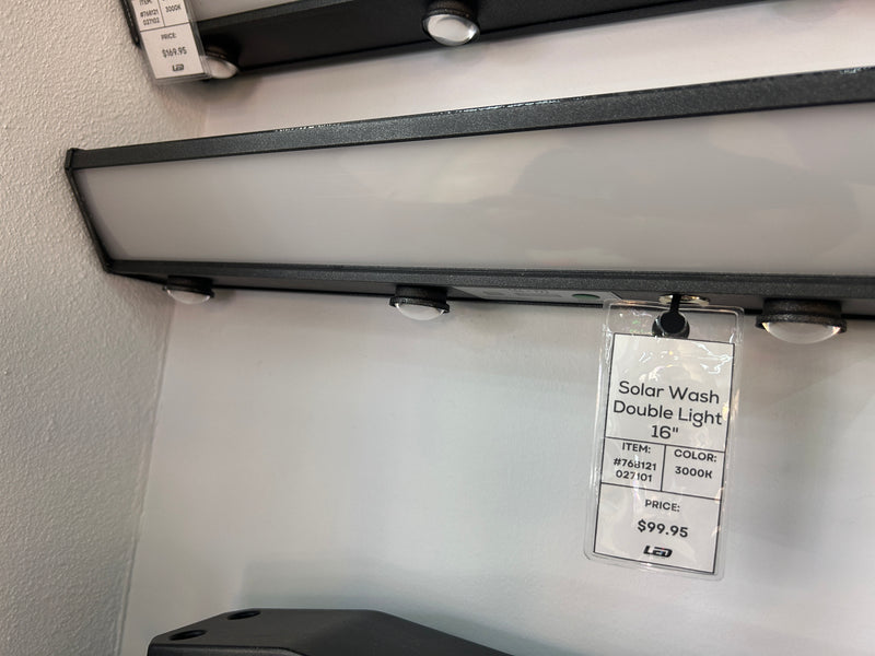 Load image into Gallery viewer, Solar Wash Double Light 16&quot; 3000K

