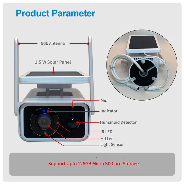 Load image into Gallery viewer, High Quality Y4P Solar Camera #6850
