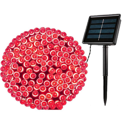 LED Solar String 200LED RED