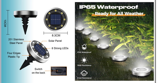 Garden Led Lights (8 pieces)