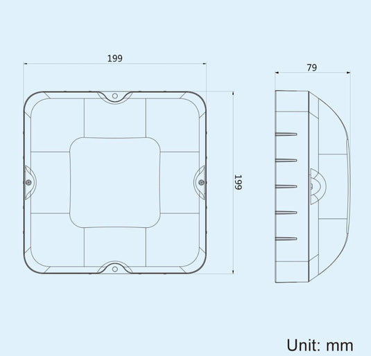 Solar Ceiling Lamp 15watt 1080LM