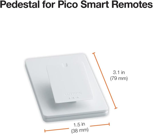 Lutron Caseta Wireless Pedestal for Pico Smart Remote, L-PED1-WH, White