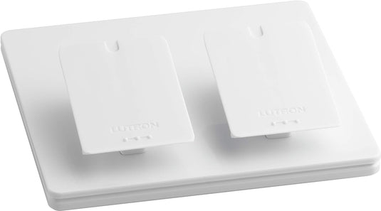 Lutron Caseta Wireless Dual-Pedestal for Pico Remote, L-PED2-WH, White