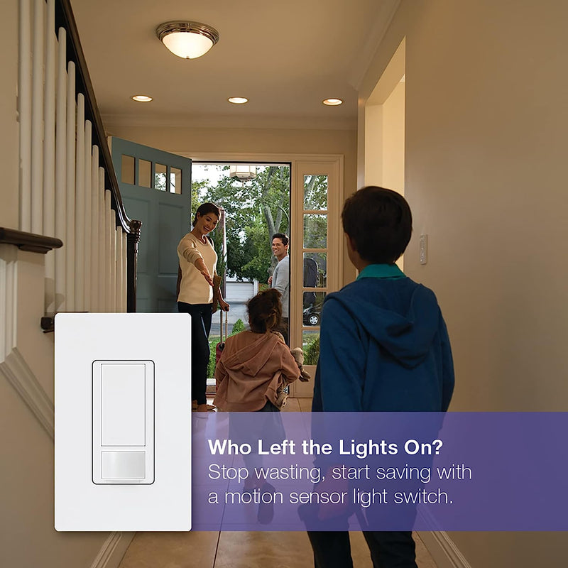 Load image into Gallery viewer, Lutron Maestro Motion Sensor Switch | 2 Amp, Single Pole | MS-OPS2-WH | White
