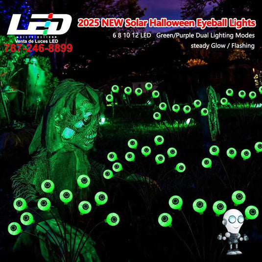 NEW Solar Halloween Eyeball Lights