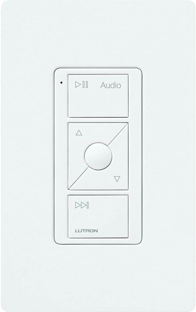 Load image into Gallery viewer, Lutron Pico Smart Remote for Audio, Works with Sonos, PJ2-3BRL-GWH-A02, White
